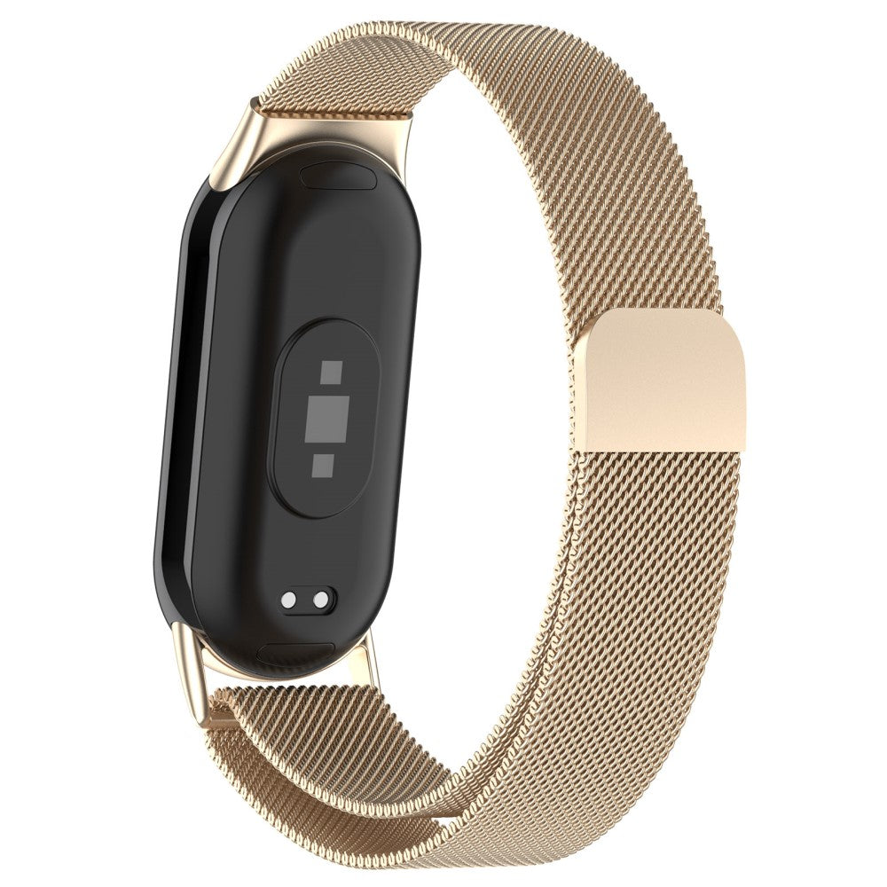 Xiaomi Smart Band 9 NFC / 9 / 8 NFC / 8 Metal Watch Strap Mesh Style Wrist Band - Champagne#serie_4