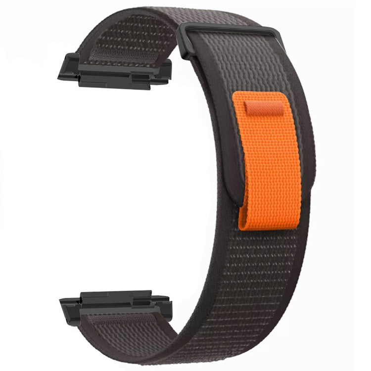 Xiaomi Watch H1 Nylon Watch Band Adjustable Loop Fastener Strap - Black#serie_4