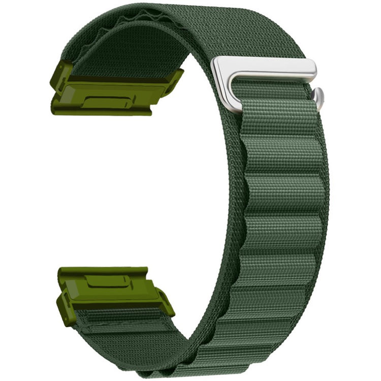 Garmin Fenix 7X Pro / 7X Watch Band 26mm Quick Release C Buckle Nylon Watch Strap - Army Green#serie_8