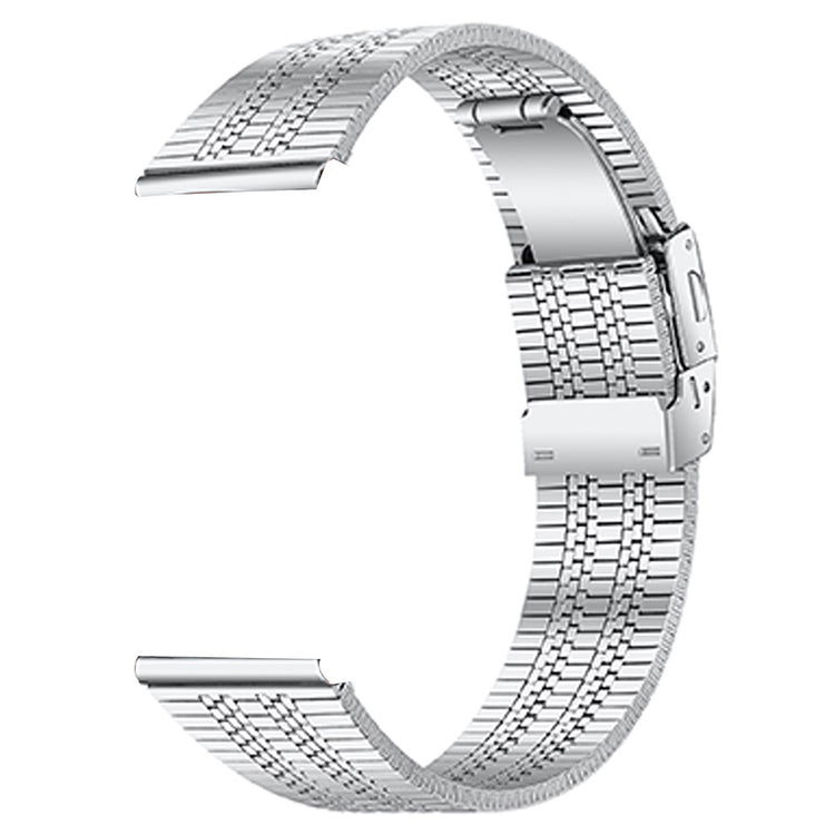 Fossil Gen 5 Carlyle HR Watch Band Five-Bead Stainless Steel Replacement Strap - Silver#serie_016