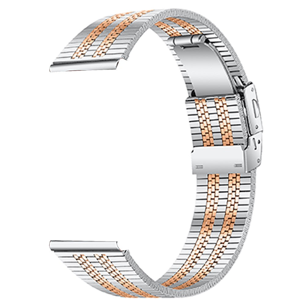 Huami Amazfit GTR 47mm Stainless Steel Band Five-Bead Watch Strap - Silver Rose Gold#serie_3