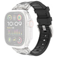 Increíblemente Elegante Apple Smartwatch Estrás Y Silicona / Poliuretano Termoplástico Universal Correa Reloj