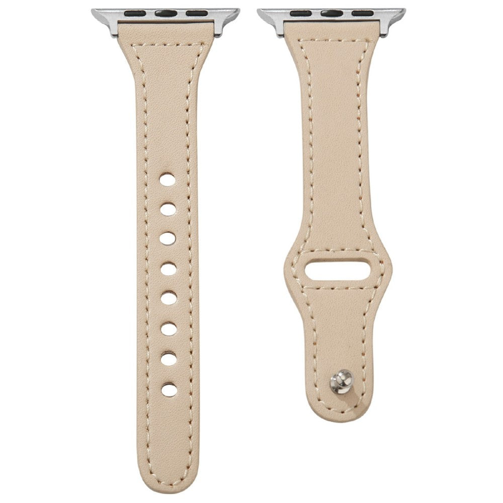 KALEBOL Apple Watch Series 41mm - 40mm - 38mm Watch Strap, Small Buckle - Apricot#serie_11