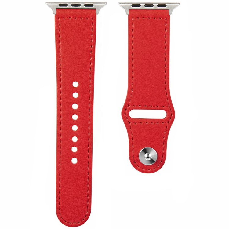 KALEBOL Apple Watch Series 49mm - 45mm - 44mm - 42mm Watch Strap, Large Buckle - Red#serie_6