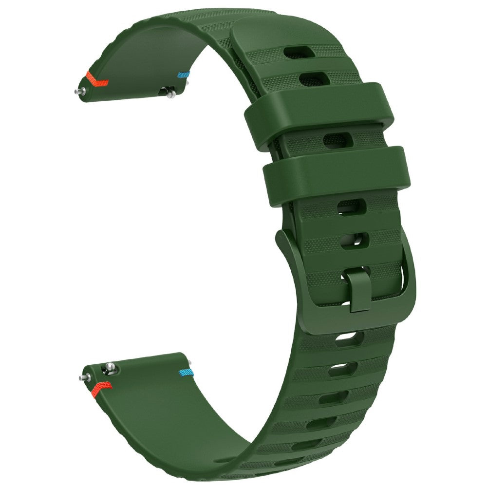 Samsung Galaxy Watch3 45mm universal 22mm Silicone Watch Strap - Army Green#serie_8