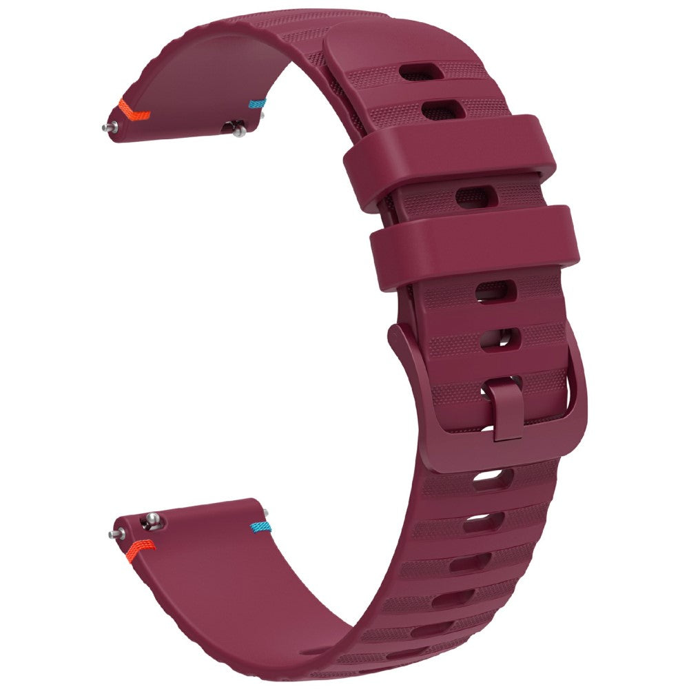 Huawei Watch GT 4 41mm / Garmin Venu 3S / Garmin Forerunner 265S Universal 18mm Silicone Watch Strap - Wine Red#serie_7