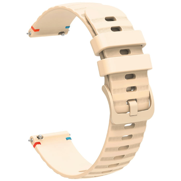 Huawei Watch GT 4 41mm / Garmin Venu 3S / Garmin Forerunner 265S Universal 18mm Silicone Watch Strap - Beige#serie_9