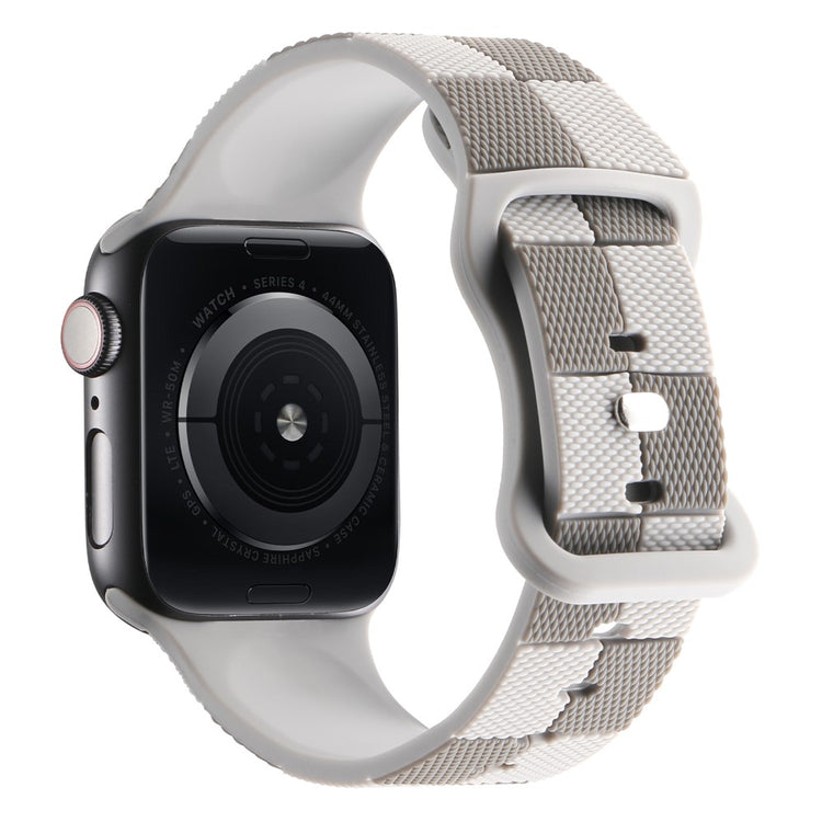 KALEBOL Strap for Apple Watch Series 49mm - 45mm - 44mm - 42mm Silicone Band - Light Grey#serie_3