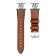 Increíblemente Resistente Garmin Forerunner 245 / Garmin Forerunner 245 Music Cuero Auténtico Y Metal Universal Correa Reloj