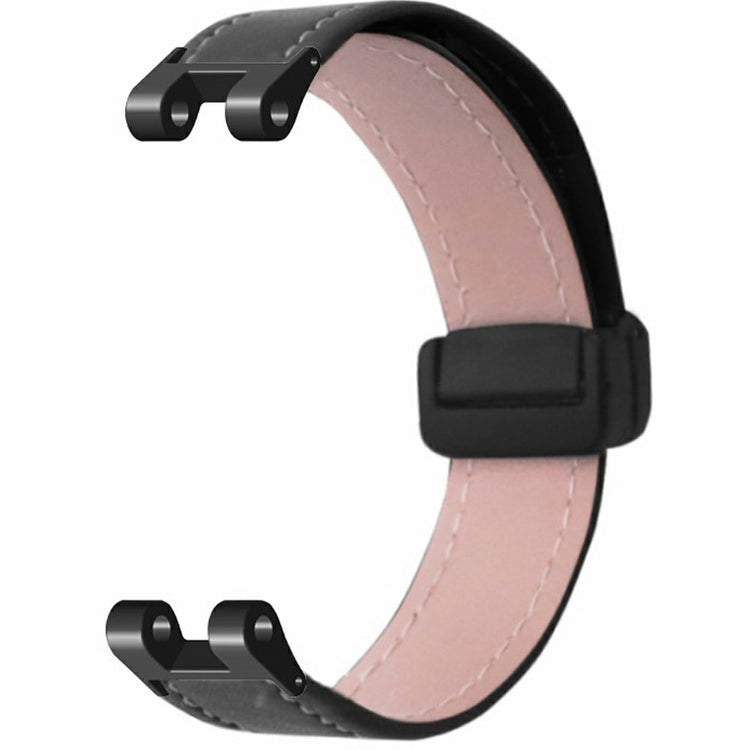 Garmin Lily Watch Strap Vegan Leather Wrist Band with Magnetic Buckle - Black#serie_1