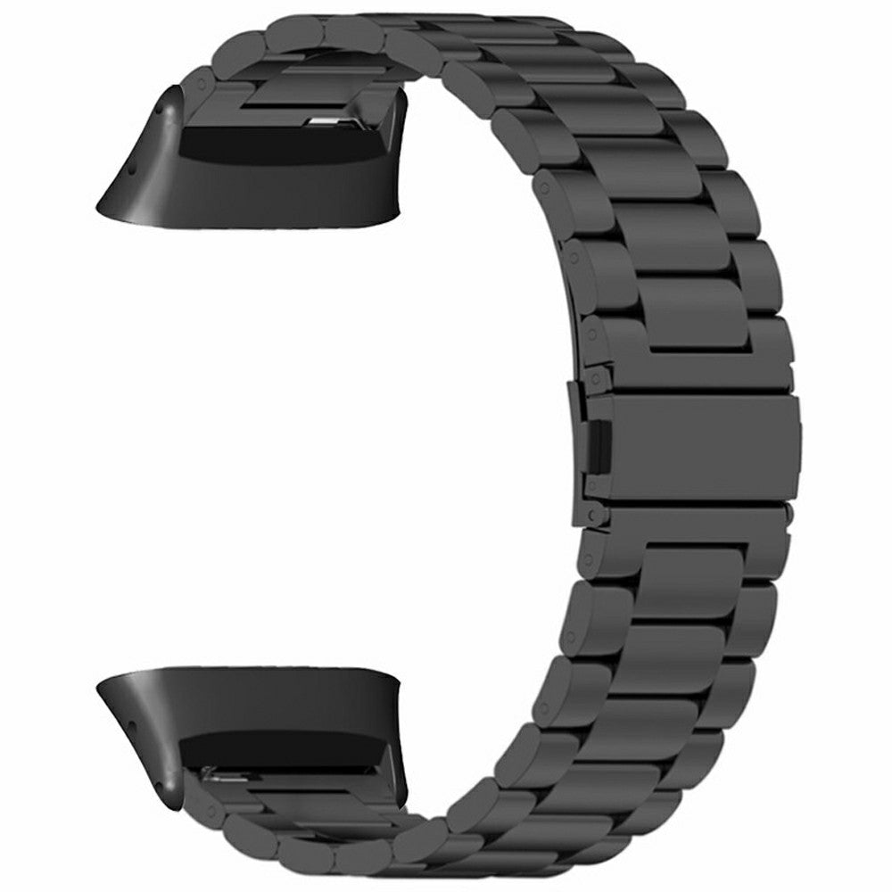 Polar Vantage Watch Band Three Bead Solid Stainless Steel Replacement Strap - Black#serie_004