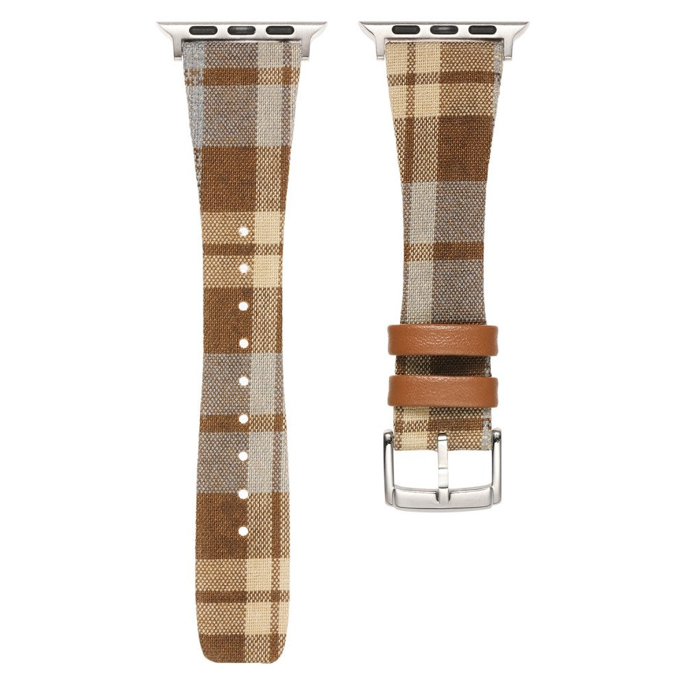 Plaid Woolen Strap for Apple Watch Series 41mm - 40mm - 38mm - Style 5#serie_2