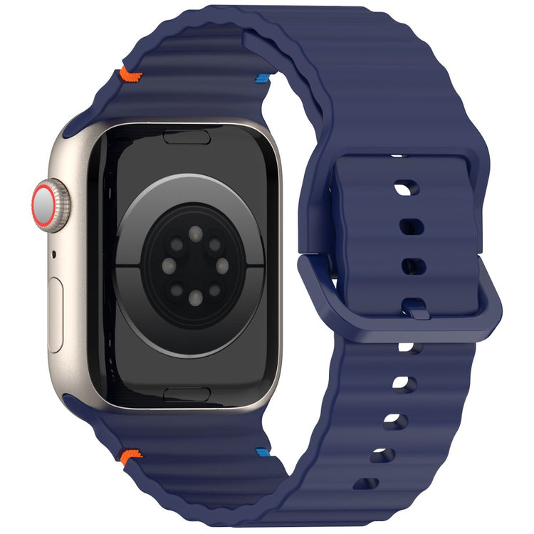 KALEBOL Silicone Strap Apple Watch Series 41mm - 40mm - 38mm Band - Navy Blue#serie_4