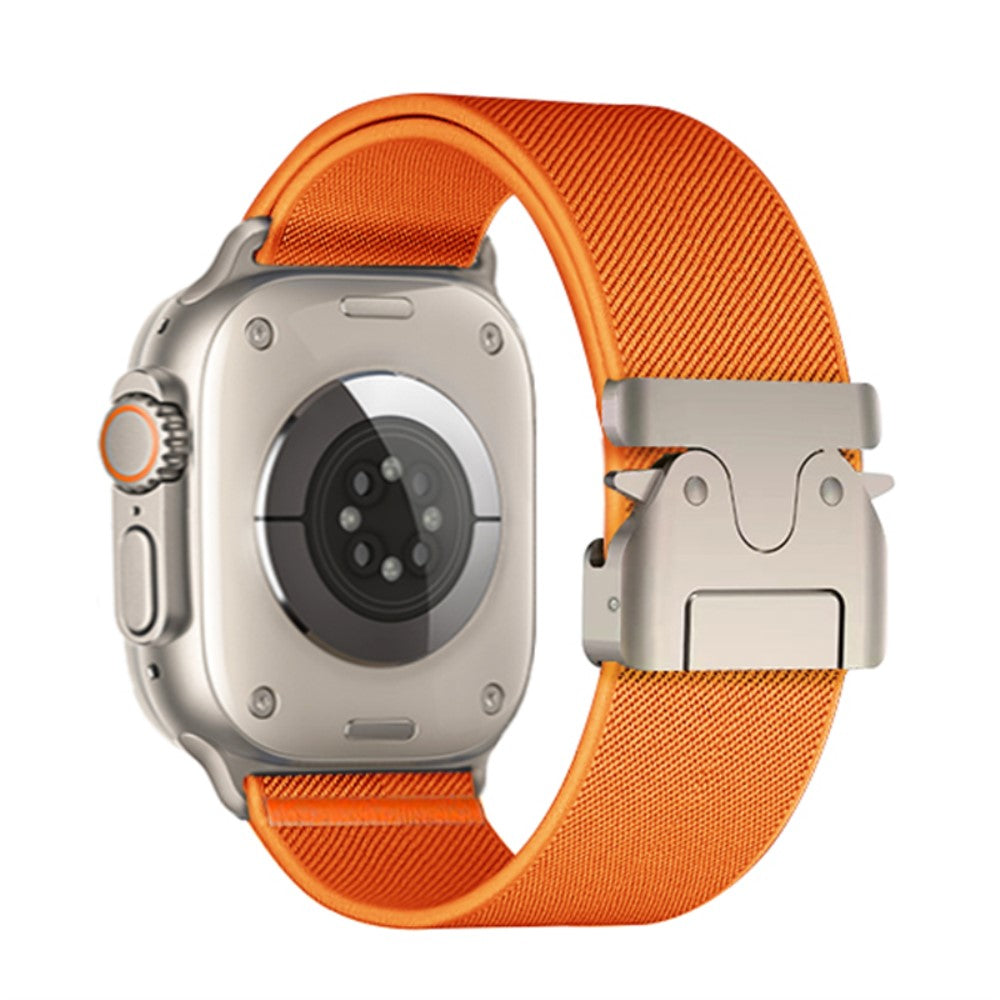 Strap Apple Watch Series 49mm - 45mm - 44mm - 42mm Nylon Band - Orange#serie_1