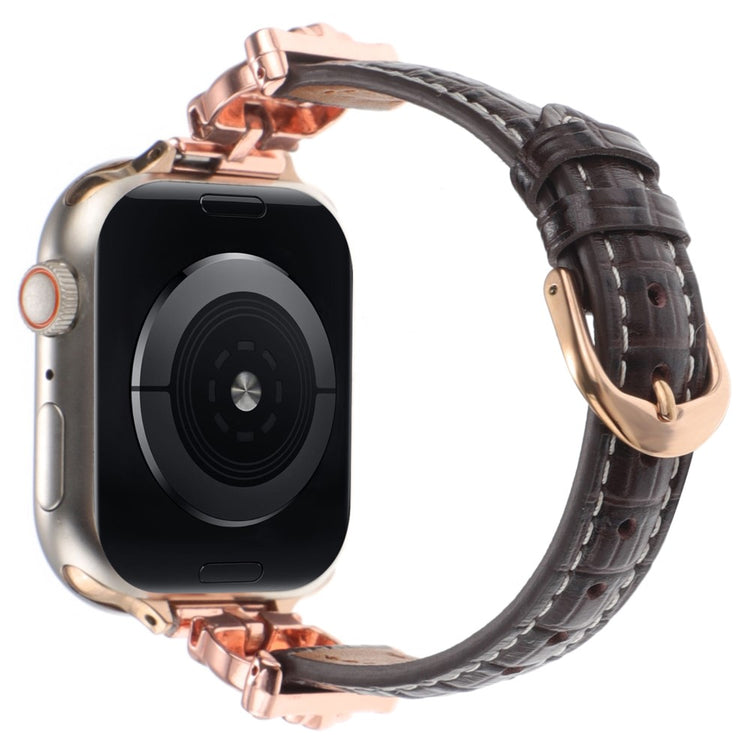 Apple Watch Series 49mm - 45mm - 44mm - 42mm Watchband - Rose Gold / Black#serie_6