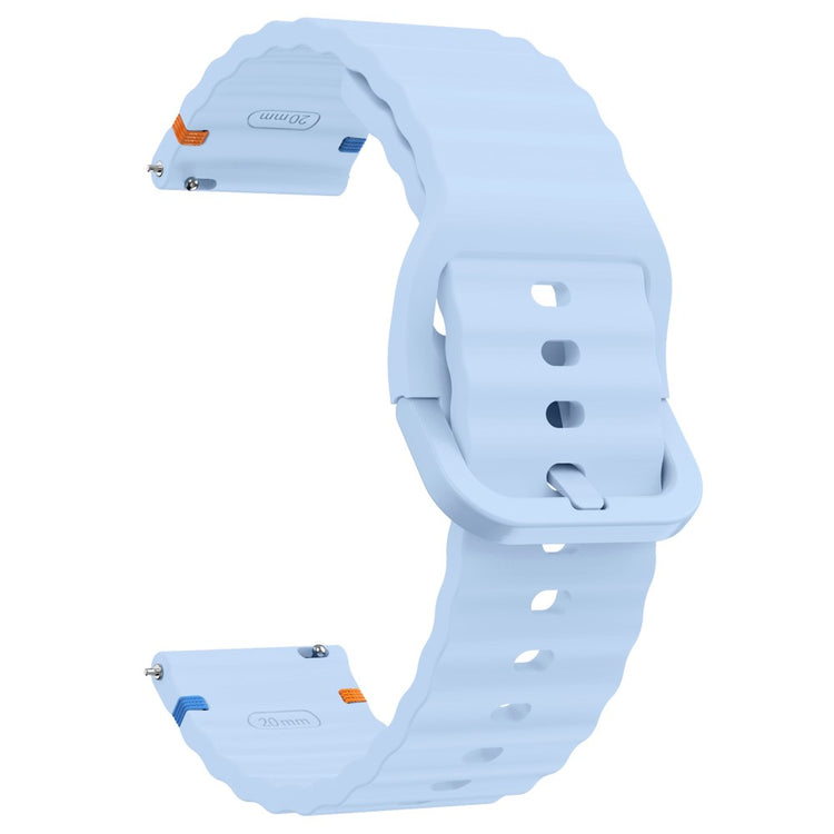 22mm Silicone Band Xiaomi Watch S4 Sport / Redmi Watch 5 Active Wave Design Watch Strap - Baby Blue#serie_8