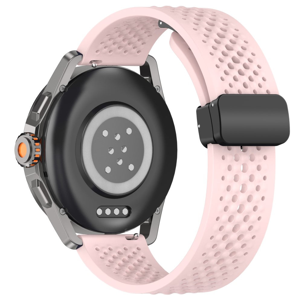 Xiaomi Watch S4 Sport / Redmi Watch 5 Active Silicone Watch Band 22mm Replacement Strap with Folding Buckle - Pink#serie_7