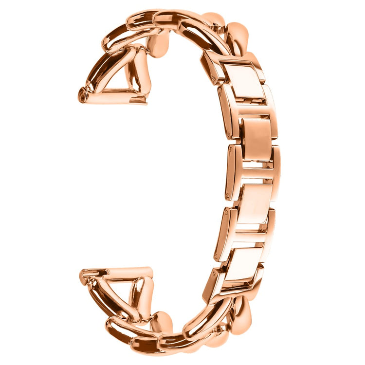 Zinc Alloy Watch Band Samsung Galaxy Watch Active Twisted Metal Watch Strap Replacement - Rose Gold#serie_3