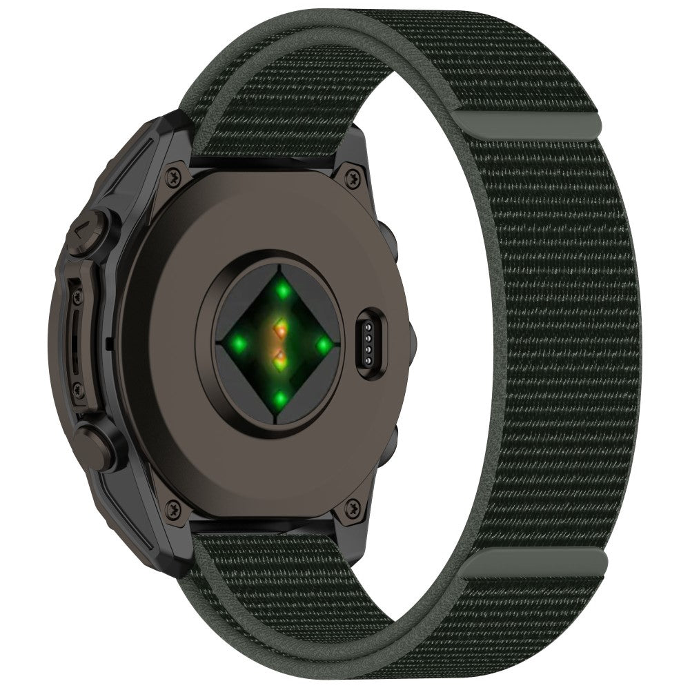 Garmin Fenix 8 47mm / Garmin Fenix 7 / 6 / 5 Watch Strap Nylon Adjustable Wristband Strap - Army Green#serie_3