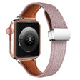 Mega Exquisita Apple Smartwatch Cuero Sintético Universal Correa Reloj