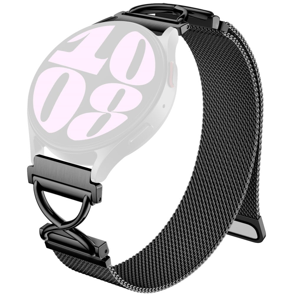 Huami Amazfit GTS 2 Milanese Band Electroplated Stainless Steel Magnetic Watch Strap with X-Shaped Connector - Black#serie_1