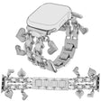 Increíblemente Fantástica Apple Smartwatch Metal Universal Correa Reloj