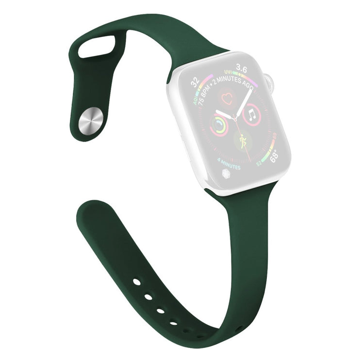 KALEBOL Silicone Watch Band Apple Watch Series 10 46mm Replacement Strap - Blackish Green#serie_8