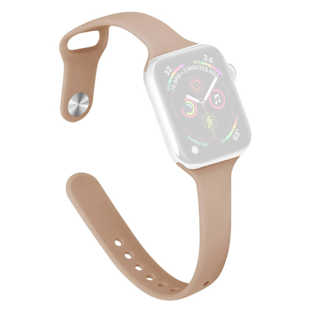 KALEBOL Silicone Watch Band Apple Watch Series 10 46mm Replacement Strap - Milk Tea#serie_9
