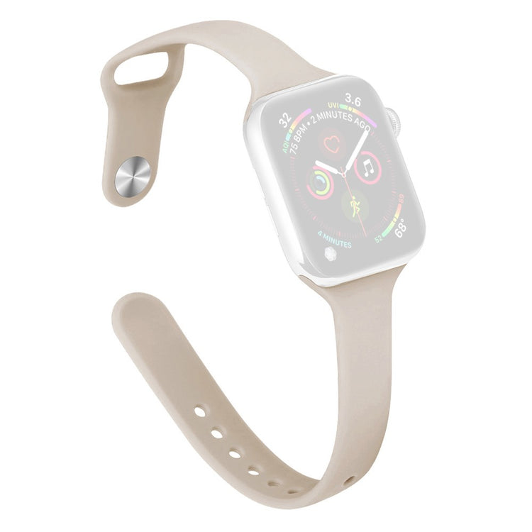 KALEBOL Silicone Watch Band Apple Watch Series 10 46mm Replacement Strap - Starlight#serie_12