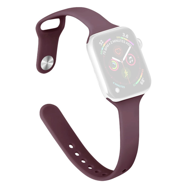 KALEBOL Silicone Watch Band Apple Watch Series 10 46mm Replacement Strap - Smoky Purple#serie_13