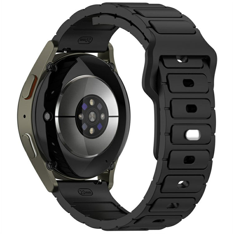 KALEBOL 22mm Silicone Watch Strap Samsung Galaxy Watch3 45mm / Huawei Watch GT 5 46mm / GT 5 Pro 46mm I-Shaped Band - Black#serie_1