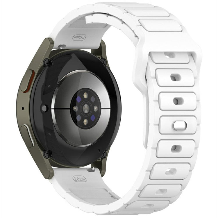 KALEBOL 22mm Silicone Watch Strap Samsung Galaxy Watch3 45mm / Huawei Watch GT 5 46mm / GT 5 Pro 46mm I-Shaped Band - White#serie_2