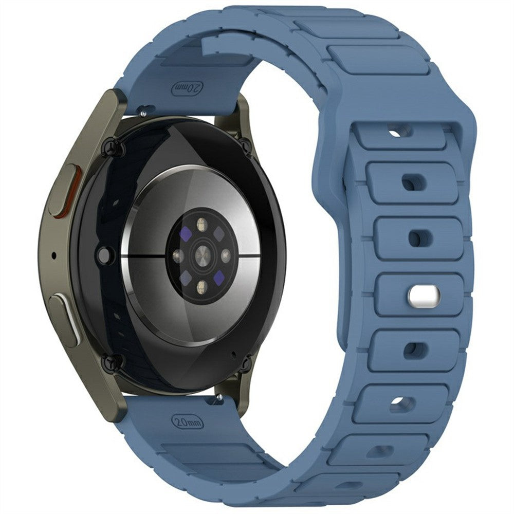 KALEBOL 22mm Silicone Watch Strap Samsung Galaxy Watch3 45mm / Huawei Watch GT 5 46mm / GT 5 Pro 46mm I-Shaped Band - Blue#serie_5