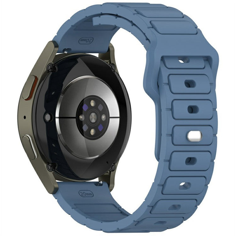 KALEBOL 22mm Silicone Watch Strap Samsung Galaxy Watch3 45mm / Huawei Watch GT 5 46mm / GT 5 Pro 46mm I-Shaped Band - Blue#serie_5