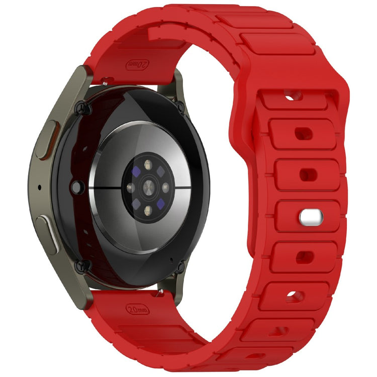 KALEBOL 22mm Silicone Watch Strap Samsung Galaxy Watch3 45mm / Huawei Watch GT 5 46mm / GT 5 Pro 46mm I-Shaped Band - Red#serie_6