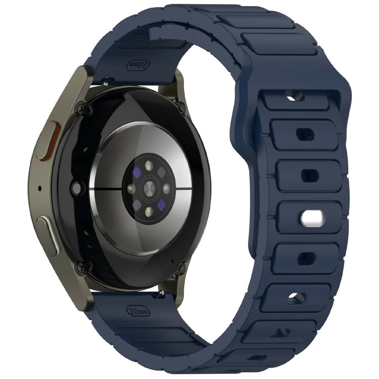 KALEBOL 22mm Silicone Watch Strap Samsung Galaxy Watch3 45mm / Huawei Watch GT 5 46mm / GT 5 Pro 46mm I-Shaped Band - Midnight Blue#serie_9