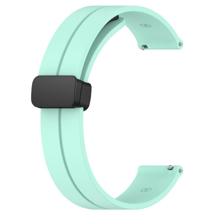 KALEBOL 22mm Magnetic Buckle Strap Samsung Galaxy Watch3 45mm / Huawei Watch GT 5 46mm / GT 5 Pro 46mm Silicone Watch Band - Teal#serie_14