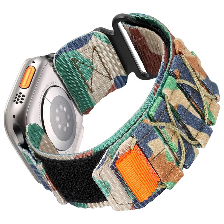 Watch Band Apple Watch Series 49mm - 45mm - 44mm - 42mm Nylon Woven Magic Tape Strap - Jungle Camouflage#serie_6