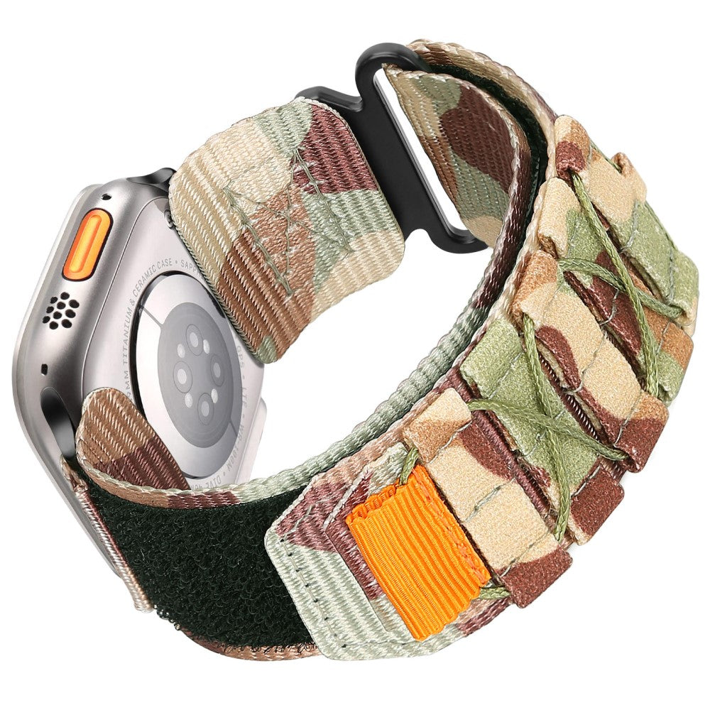 Watch Band Apple Watch Series 49mm - 45mm - 44mm - 42mm Nylon Woven Magic Tape Strap - Desert Camouflage#serie_8