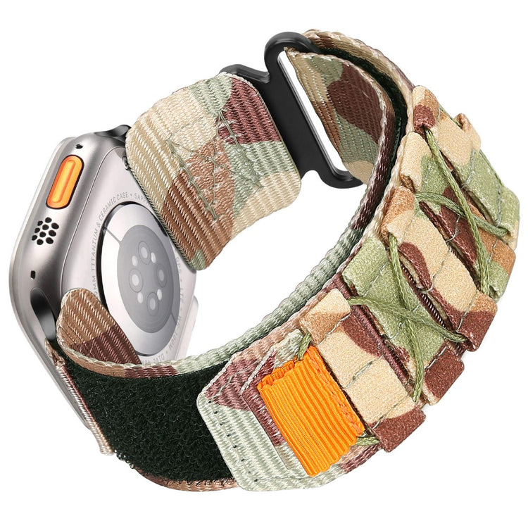 Watch Band Apple Watch Series 49mm - 45mm - 44mm - 42mm Nylon Woven Magic Tape Strap - Desert Camouflage#serie_8