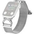 Absolutamente Resistente Apple Smartwatch Metal Y Estrás Universal Correa Reloj