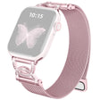 Realmente Elegante Apple Smartwatch Metal Y Estrás Universal Correa Reloj