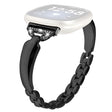Remarcablemente Maravillosa Fitbit Sense / Fitbit Versa 3 Metal Y Estrás Correa Reloj