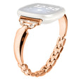 Remarcablemente Maravillosa Fitbit Sense / Fitbit Versa 3 Metal Y Estrás Correa Reloj