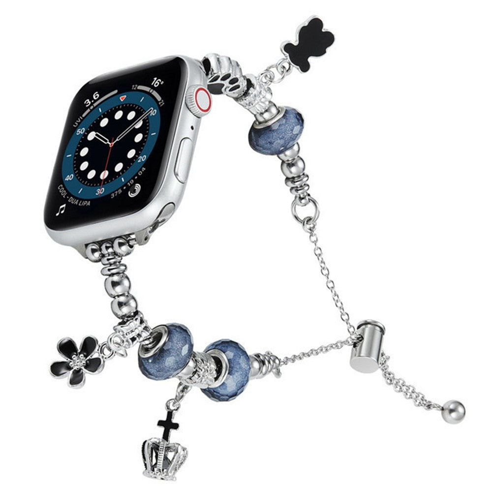 Helt Vildt Cool Metal Universal Rem passer til Apple Smartwatch - Blå#serie_2