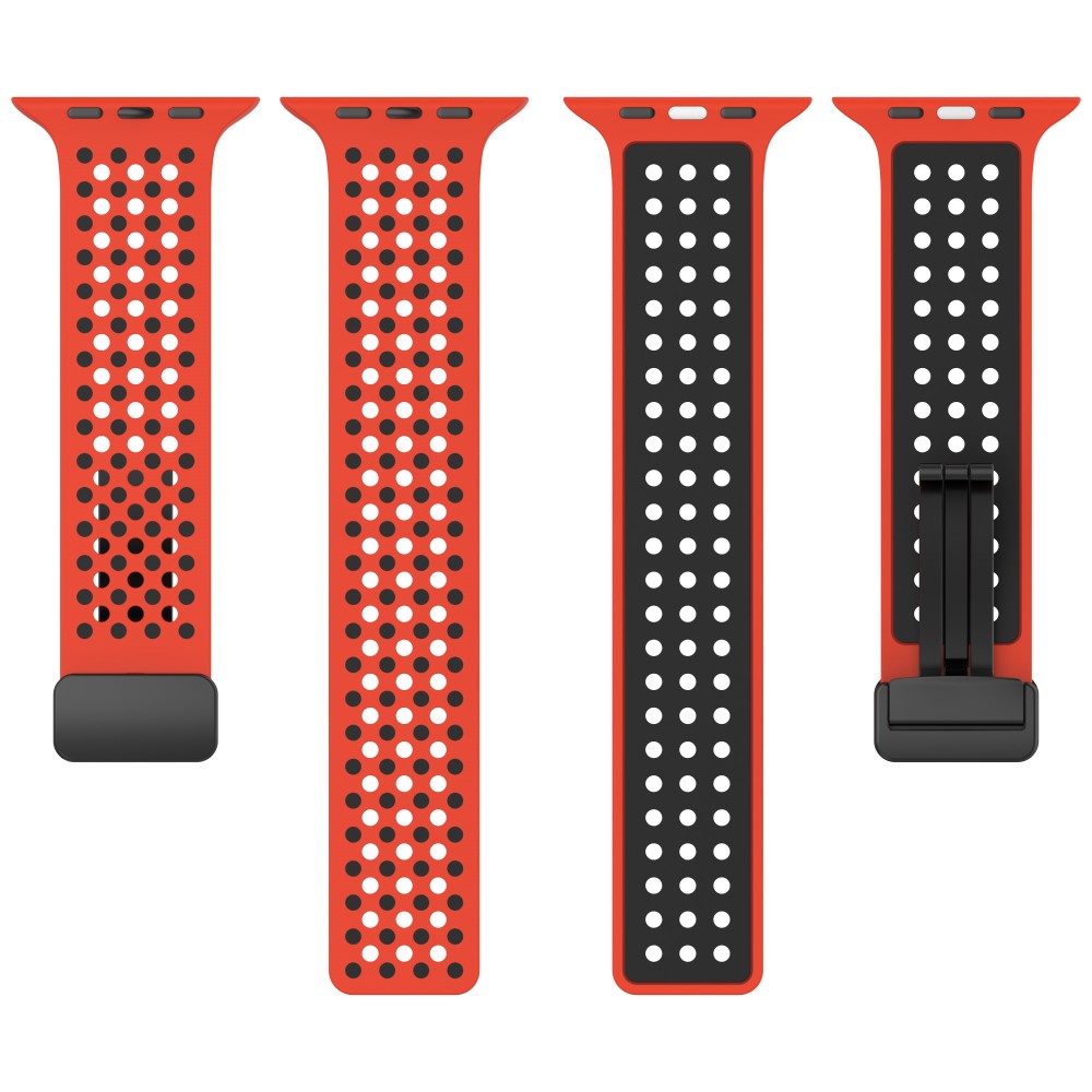 Sejt Silikone Universal Rem passer til Apple Smartwatch - Orange#serie_3