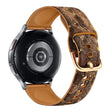 20mm Watch Band Samsung Galaxy Watch6 Classic 43mm 47mm / Watch6 40mm 44mm Genuine Tree LeatherandTPE Strap - Style A