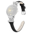 Google Pixel Watch / Watch 2 Silver Buckle Genuine Cowhide Leather Band Crown Watch Strap