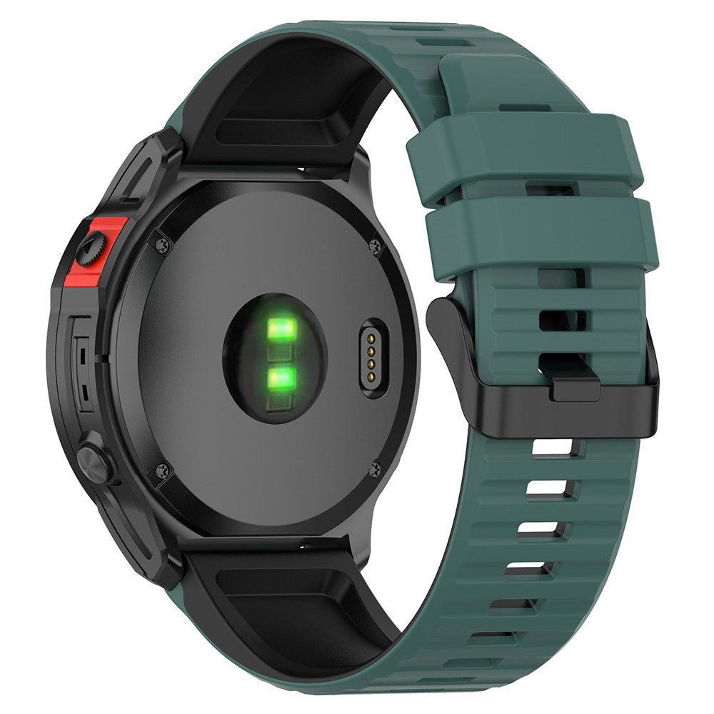 Super Nydelig Silikone Universal Rem passer til Smartwatch - Grøn#serie_3