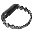 Xiaomi Mi Band 7 Watch Strap Rhinestone Decor Clover Metal Watchband Replacement